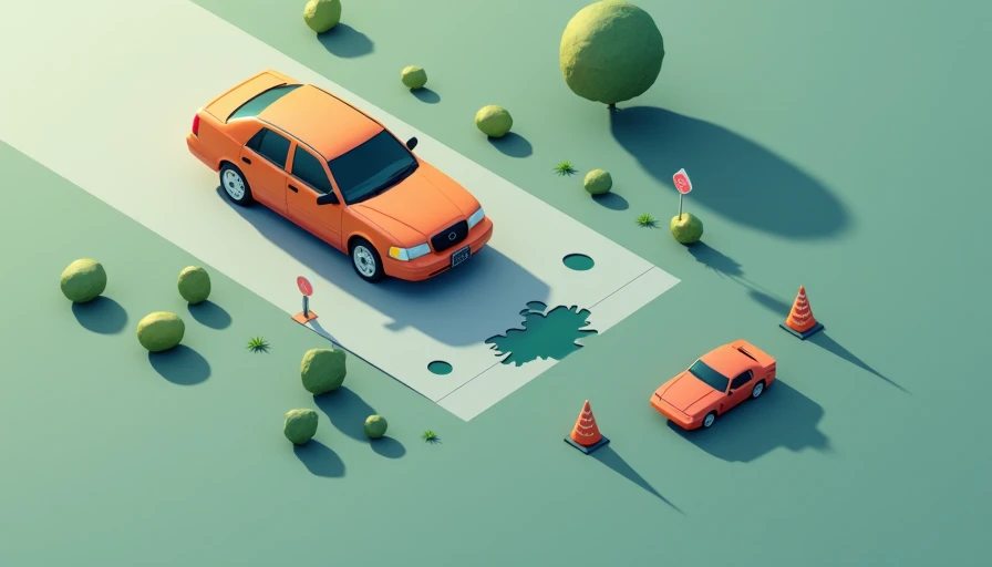 Illustration for why is there a puddle under my car