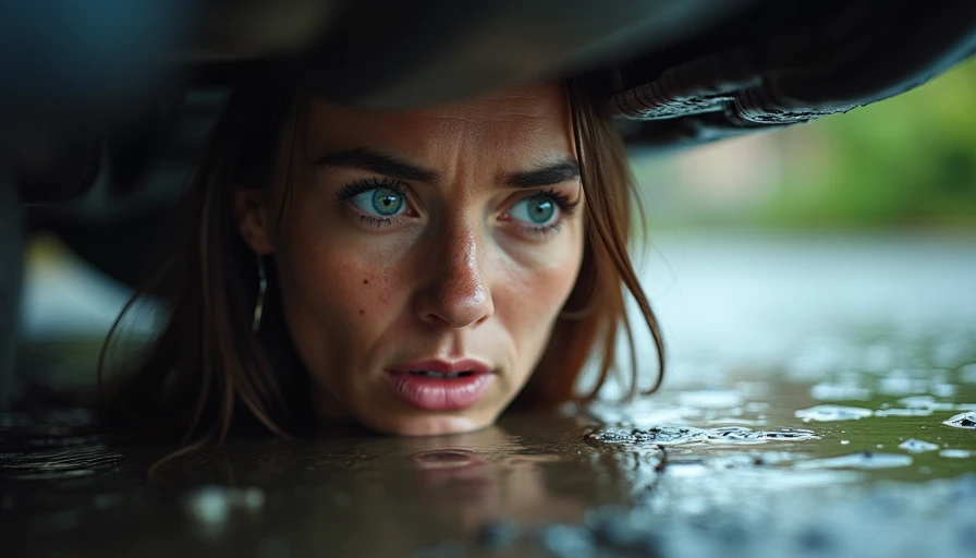 Visual context for why is there a puddle under my car after rain