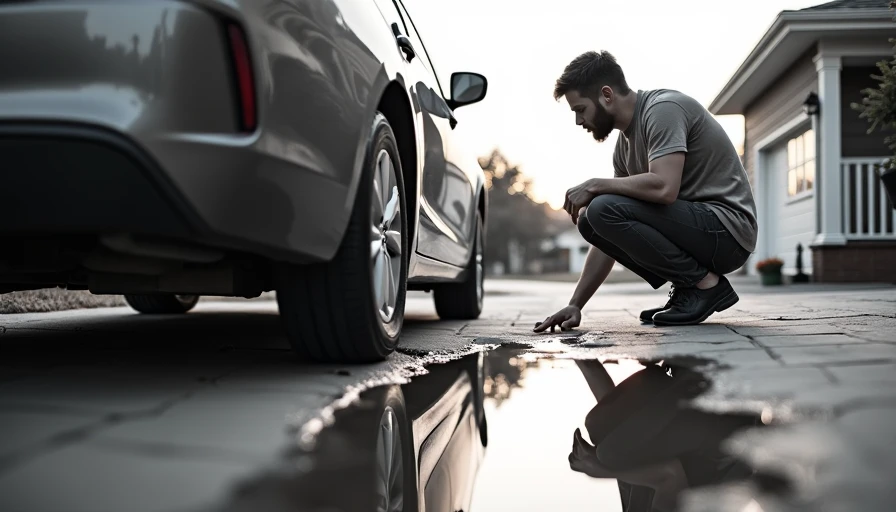 Visual context for why is there a puddle under my car but no leak