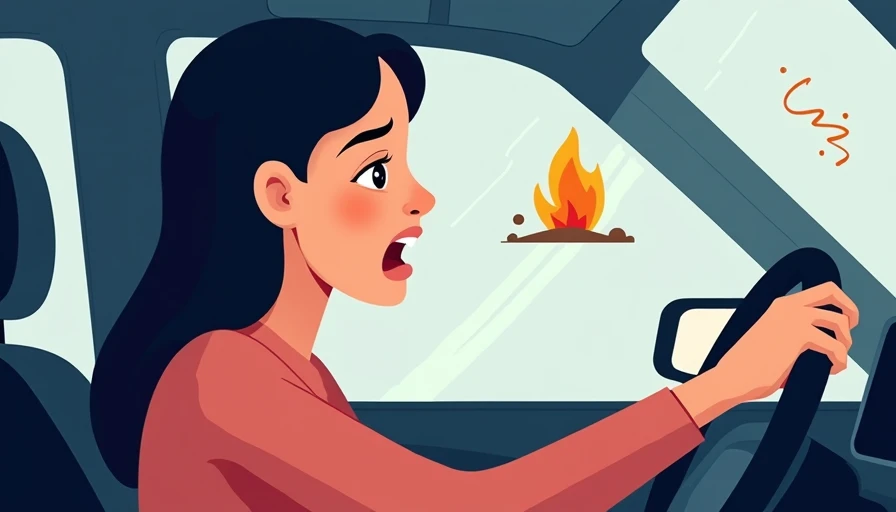 Illustration for what does burning oil smell like in a car