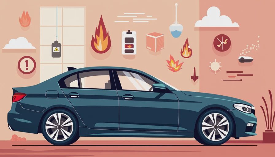 Visual context for what does burning oil smell like in a car
