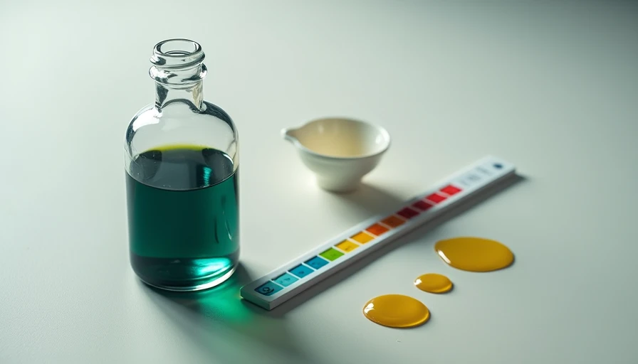 Illustration for engine oil contamination test