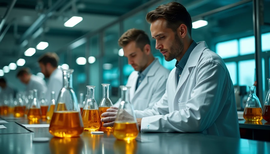 Illustration for lubricant additives chemistry