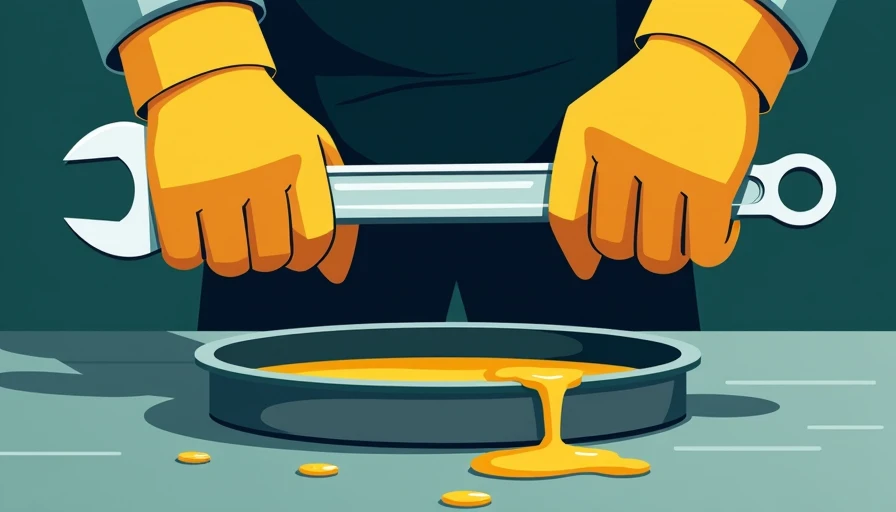 Illustration for how to fix oil leak