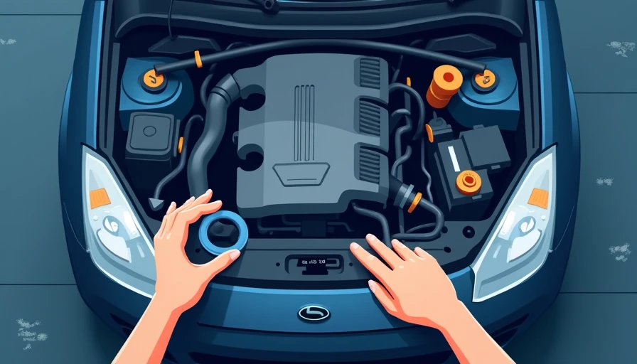 Visual context for oil pan gasket leak