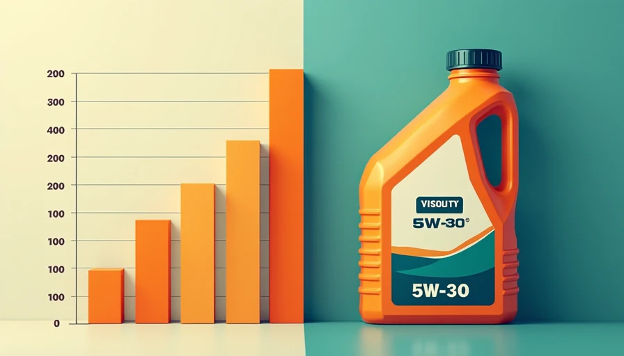 Illustration for motor oil viscosity grades