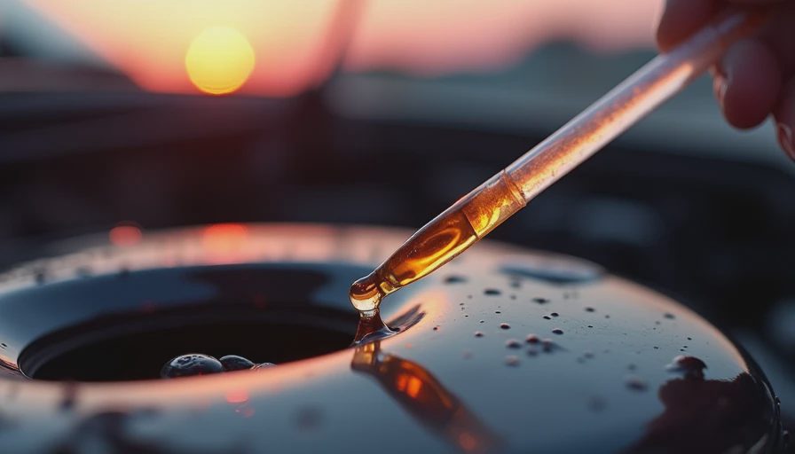 Visual context for synthetic oil change intervals