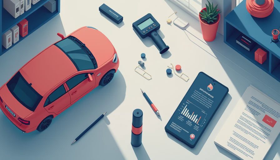 Illustration for automotive diagnostic scanners