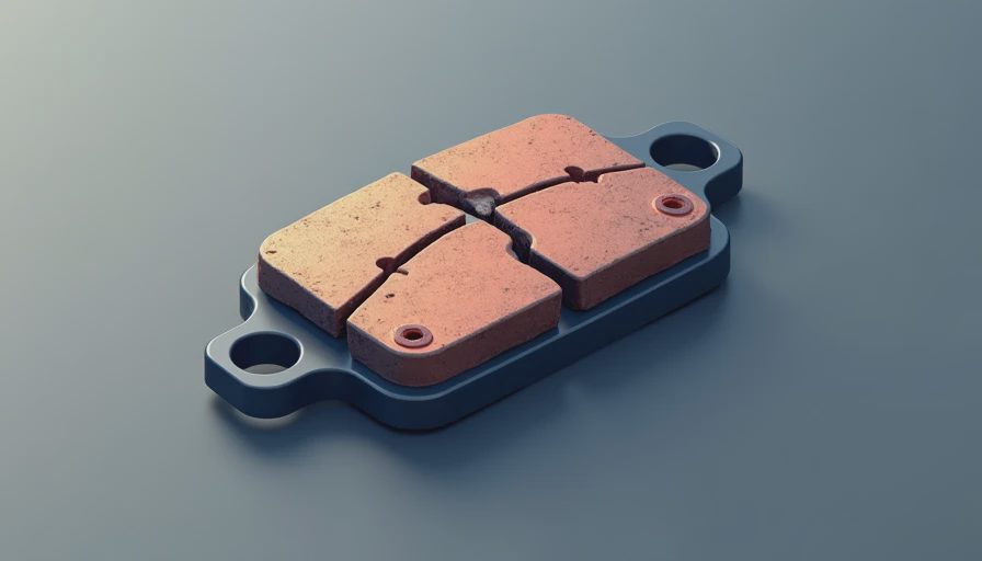 Visual context for defective brake pads