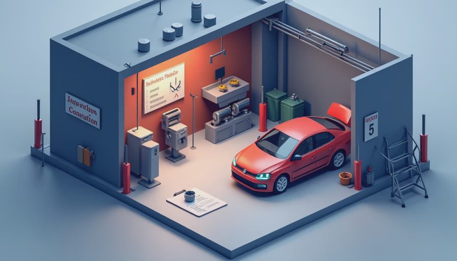 Illustration for defective brake pads